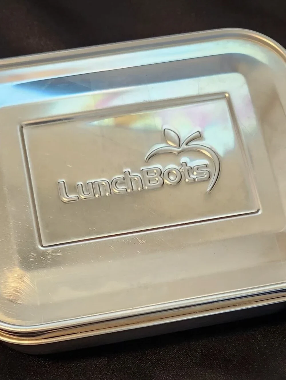 Lunchbots Small Trio Stainless Steel Bento Compartment Food Storage Box